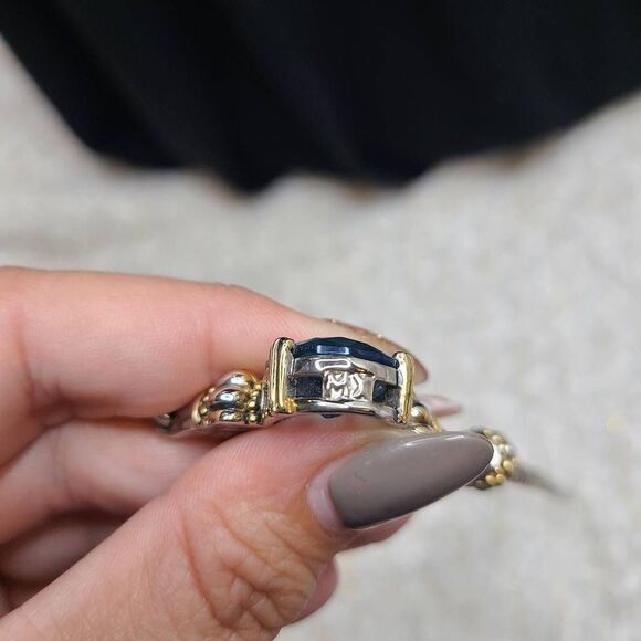 MX Signature Collection‎ Blue Teardrop Gemstone Pendant Necklace - Picture 4 of 6